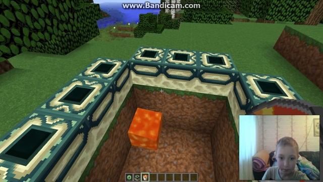 Как сделать портал в эндер мир в майнкрафт 1 8 9 смотреть онлайн