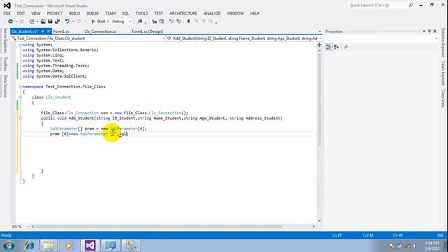 Connection Database sql server in c# смотреть онлайн