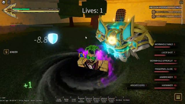 YBA играйте за Tusk Act 4 правельдно,и сильно///YBA Tusk гайд