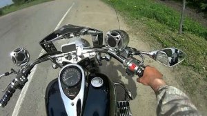 Kawasaki Vulcan 900. Тест драйв дешевого приводного ремня.