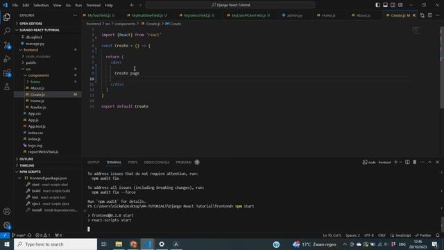 Django & React App Tutorial #6: React JS Forms with Material UI and React Hook Form смотреть онлайн
