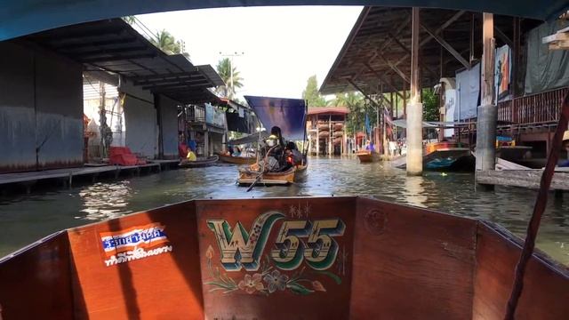 Плавучий рынок Дамноенсадуак (Damnoen Saduak Floating Market), Тайланд смотреть онлайн