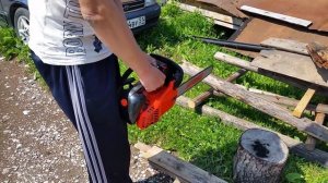 Холодный запуск, бензопила 3614.