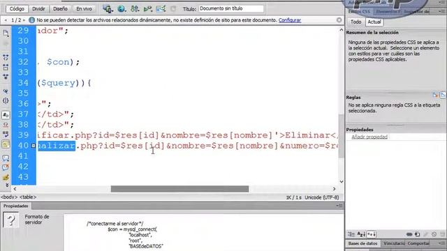 [PHP básico] 13.- Mysql y PHP [Actualizar] смотреть онлайн