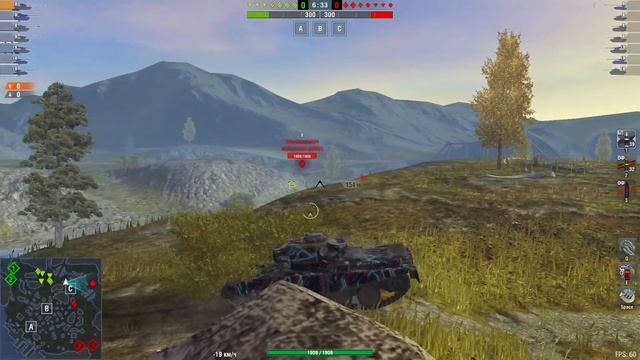 Непробития в борт картонных танков, особенно ЛТ | WotBlitz смотреть онлайн