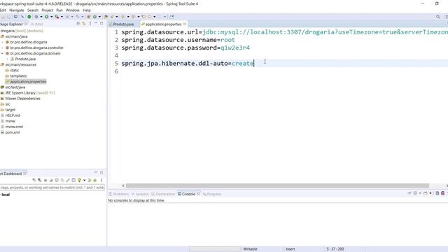 [Desenvolvimento Back-end em Java com Spring] 24 - Criação de uma Tabela a partir de uma Entidade смотреть онлайн