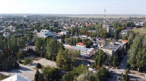 Скадовск, пляж - короткий обзор с высоты