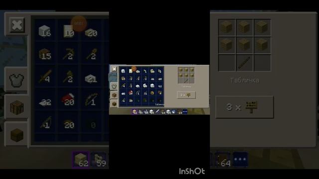 как сделать табличку в Майнкрафт и Локикрафт смотреть онлайн