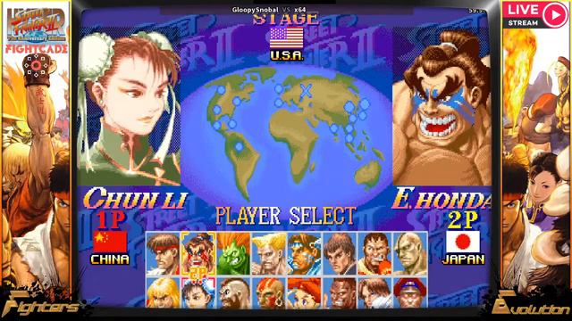 Hyper Street Fighter 2 Anniversary (FightCade2) смотреть онлайн