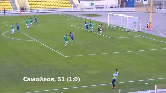 Энергомаш - Елец - 1:0. Гол Самойлова смотреть онлайн