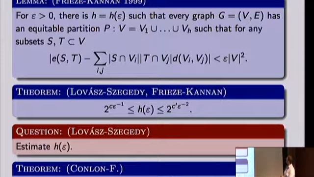 Graph regularity and counting lemmas - Jacob Fox смотреть онлайн