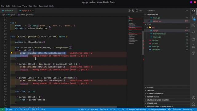 go REST API usando Echo смотреть онлайн