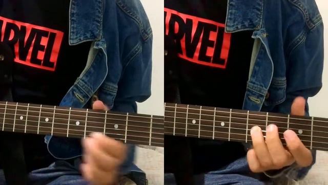 Coolio - Gangsta's Paradise (guitar loop cover) смотреть онлайн