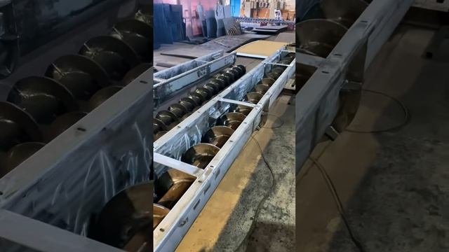 Шнековый лотковый конвейер из нержавеющей стали смотреть онлайн