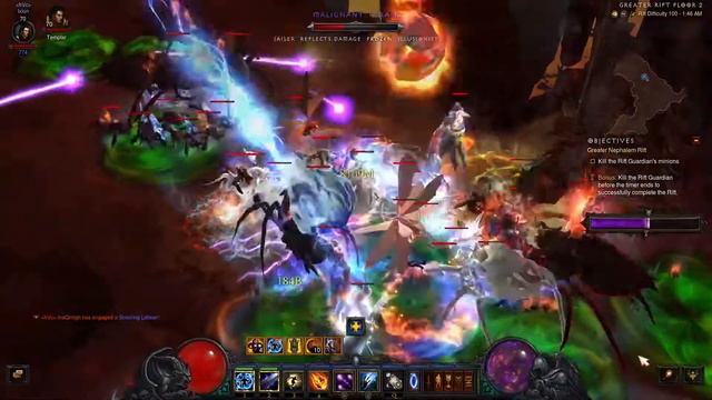 Diablo 3 season 14 Solo Wizard Tal Rasha Meteor GR100 no augments смотреть онлайн