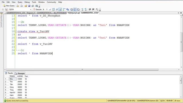 COM2034 Hướng dẫn sử dụng view trong SQL Server lab7 B2 смотреть онлайн