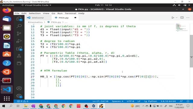 Robotics 2: Forward Kinematics in Python смотреть онлайн