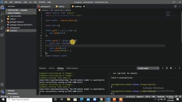 Crud Operation using React js and Node js Mysql - Postman API | Router смотреть онлайн