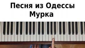 МУРКА НА ПИАНИНО как сыграть на фортепиано УРОК легкое обучение разбор для начинающих простые ноты