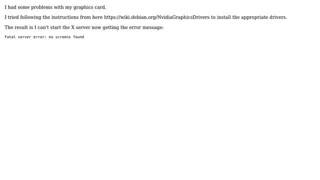Unix & Linux: Nvidia drivers debian wheezy смотреть онлайн