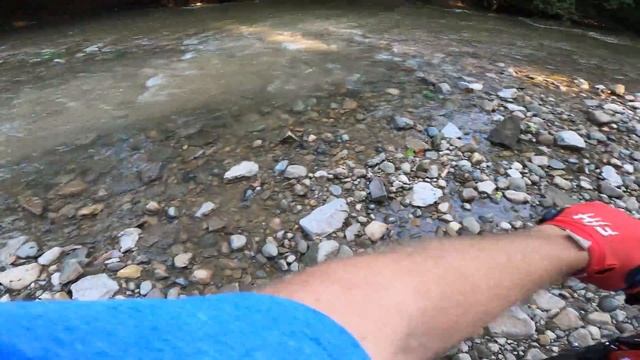 Riding my Honda Trail 125 into a river! смотреть онлайн