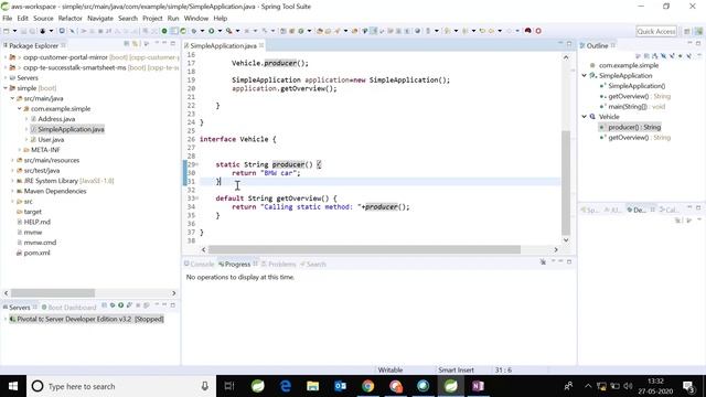 Java 8 | feature's - Interface Default and Static Methods смотреть онлайн