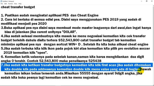 Trik cheat PES 2017, 2018 ,2019, 2020 Mode Master League menggunakan aplikasi Cheat Engine смотреть онлайн