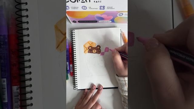 ИССКУСТВО ВКУСНЫХ ИЛЛЮСТРАЦИЙ: Десерт акриловыми маркерами CoLLart смотреть онлайн