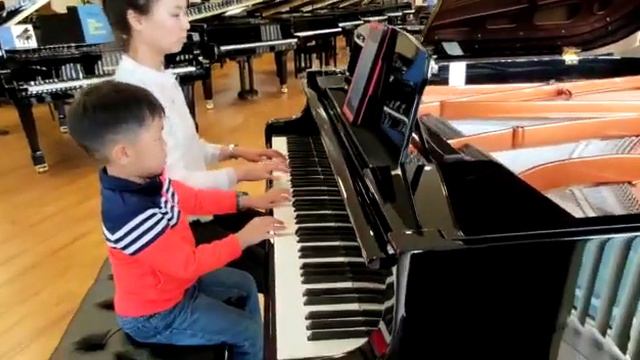 The Star Spangled Banner Duet (Trying out a $68,000 Bösendorfer piano) смотреть онлайн