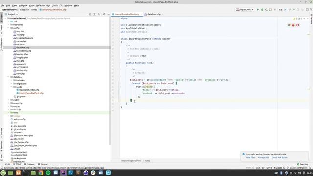 Laravel DB Seeds - Popolare il Database con Eloquent e Query Builder смотреть онлайн