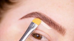 Как оформить брови / Укладка бровей на клей карандаш!