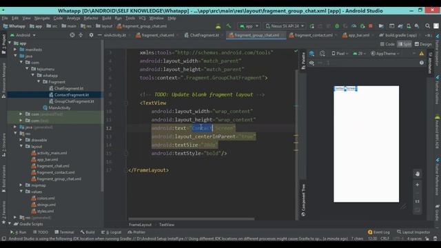 4. Setup Viewpager For Android Chat Application смотреть онлайн