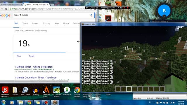 Minecraft: Counting World Record Attempt смотреть онлайн