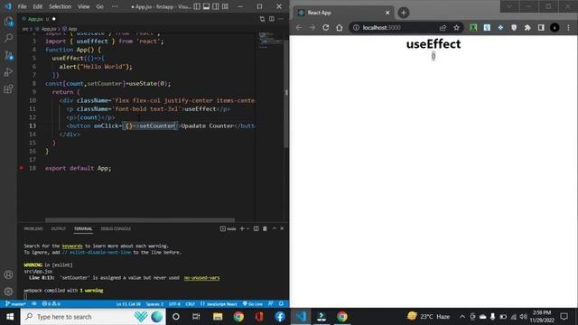 useEffect React Hook | useEffect in React JS | react tutorial for beginners смотреть онлайн
