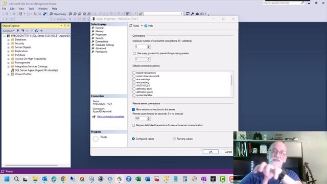 SQL Server Instance Properties - Connections смотреть онлайн