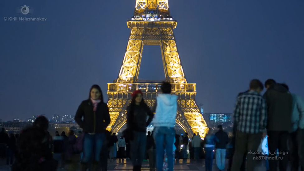 Paris 2013 TimeLapse In Motion (Hyperlapse By Kirill Neiezhmakov)
