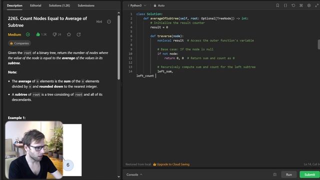 Unlocking Binary Trees: A Deep Dive into Averages and Nodes | Live Coding Session 2265 смотреть онлайн