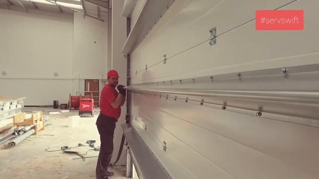 Industrial Sectional Door 10m x 5m Installation Manual Spring Balance Test смотреть онлайн