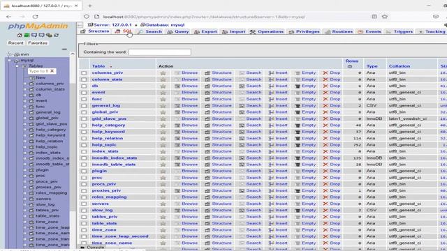 Repair error #1034 index for table 'db' is corrupt try to repair it- in phpmyadmin mysql смотреть онлайн