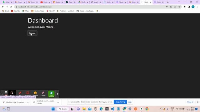 Node Js Authentication Program смотреть онлайн