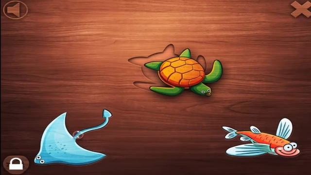 Toddler Games And Fish Puzzles For Kids Age 1,2,3 Enjoy Puzzles With The Cutest Animals смотреть онлайн