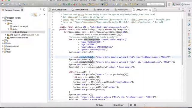 Learn how jdbc works with derby database смотреть онлайн