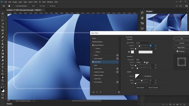 GlassMorphism Style Effect - Photoshop Tutorial