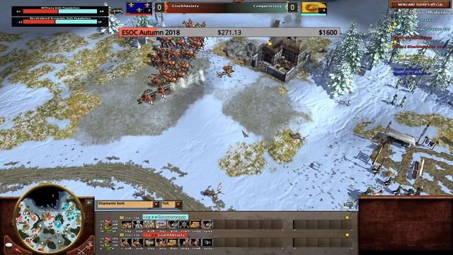 [AoE3] ESOC Grand Tour S1 // Sup Cup #2 − Quarter Finals: GiveUAnxiety vs Conquerer999 смотреть онлайн