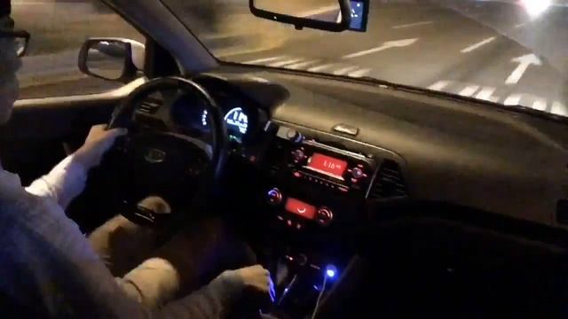 Kia Picanto 1.0 MT (Drive at Night), 기아 올뉴모닝 수동 смотреть онлайн