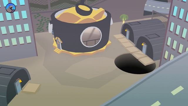 A HOLE LOTTA TROUBLE - Donut County - Full Game смотреть онлайн