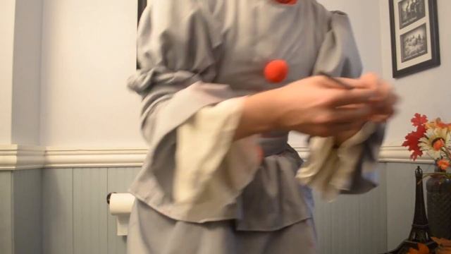 IT 2017 Pennywise Costume Tutorial (Wig, Makeup, and Costume) DIY Cosplay Halloween смотреть онлайн