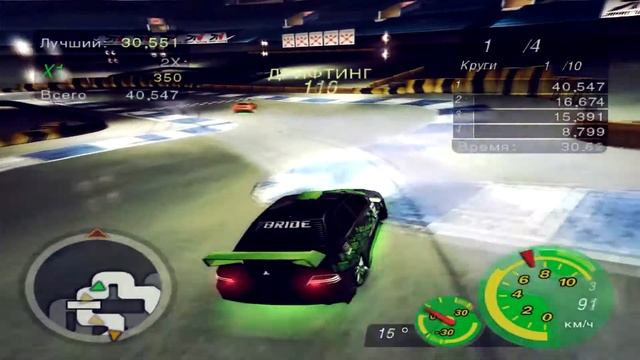 MITSUBISHI EVOLUTION VIII в NFS UNDERGROUND 2 | Дино настройка для Дрифта (Гайд) смотреть онлайн