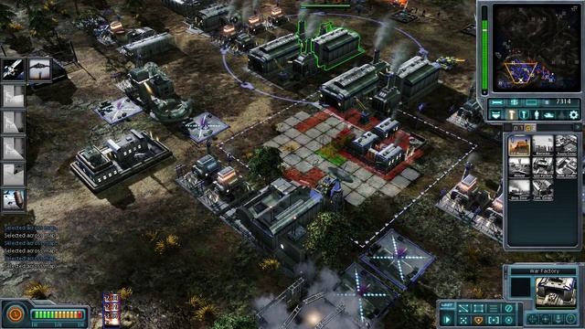 C&C Red Alert 3: Generals Evolution Mod BETA 0.3 - Chaotic USA Laser VS. 2 China Tank Generals смотреть онлайн