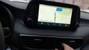 Hyundai tucson 2018 запуск на штатном ГУ yandex навигатор, youtube и т.д.